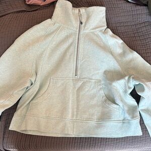 Lululemon oversized Funnel neck Scuba half zip